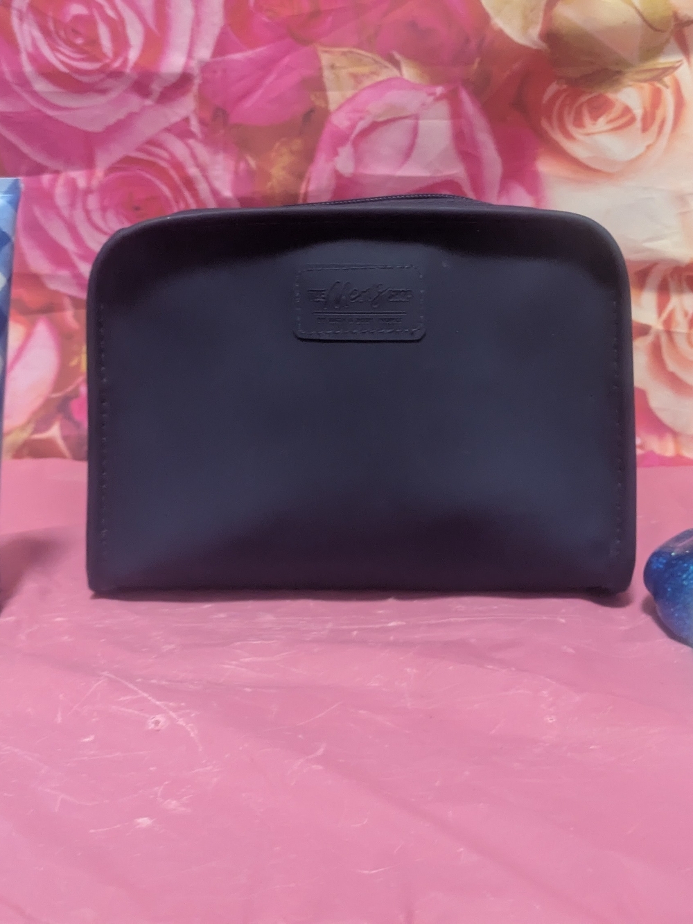Men's Bath And Body Works Leather Travel Pouch Body Scrub - Blue Rubber Ducky